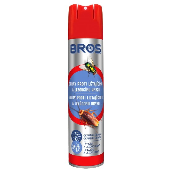 BROS spray proti lietajúcemu a lezúcemu hmyzu 400 ml