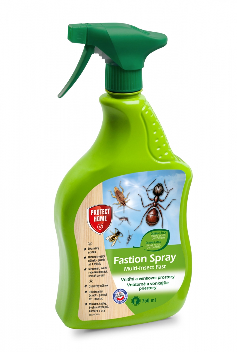 FASTION spray proti lietajúcemu aj lezúcemu hmyzu 750ml