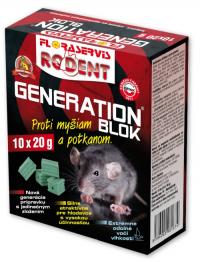 GENERATION BLOK proti myšiam a potkanom Floraservis