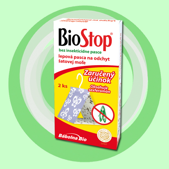 BioStop lep šatová moľa 2ks/bal