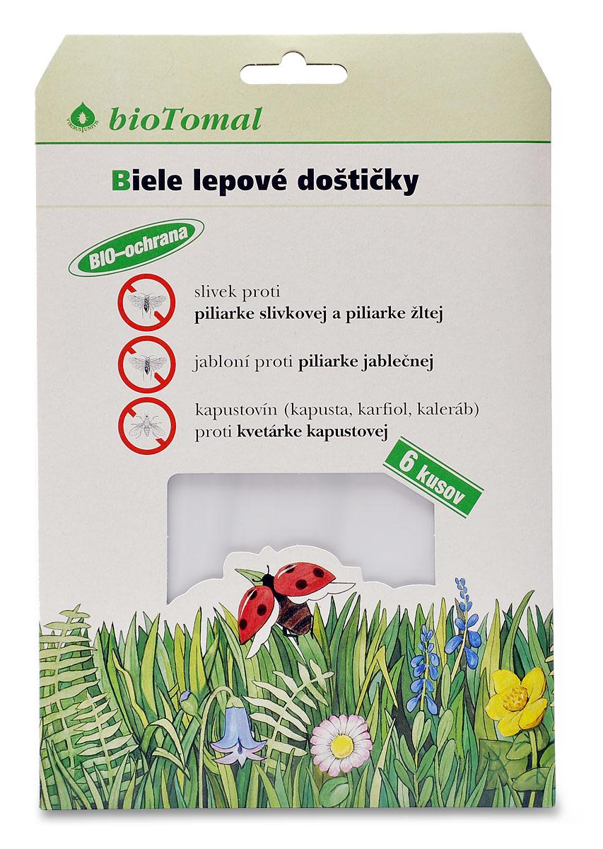 Lepové doštičky biele 6ks bioTomal