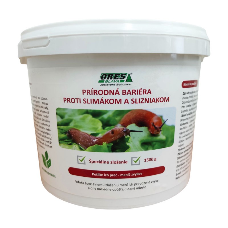 Prírodná bariéra proti slimákom a slizniakom 1500g - Flortis EKOLAS